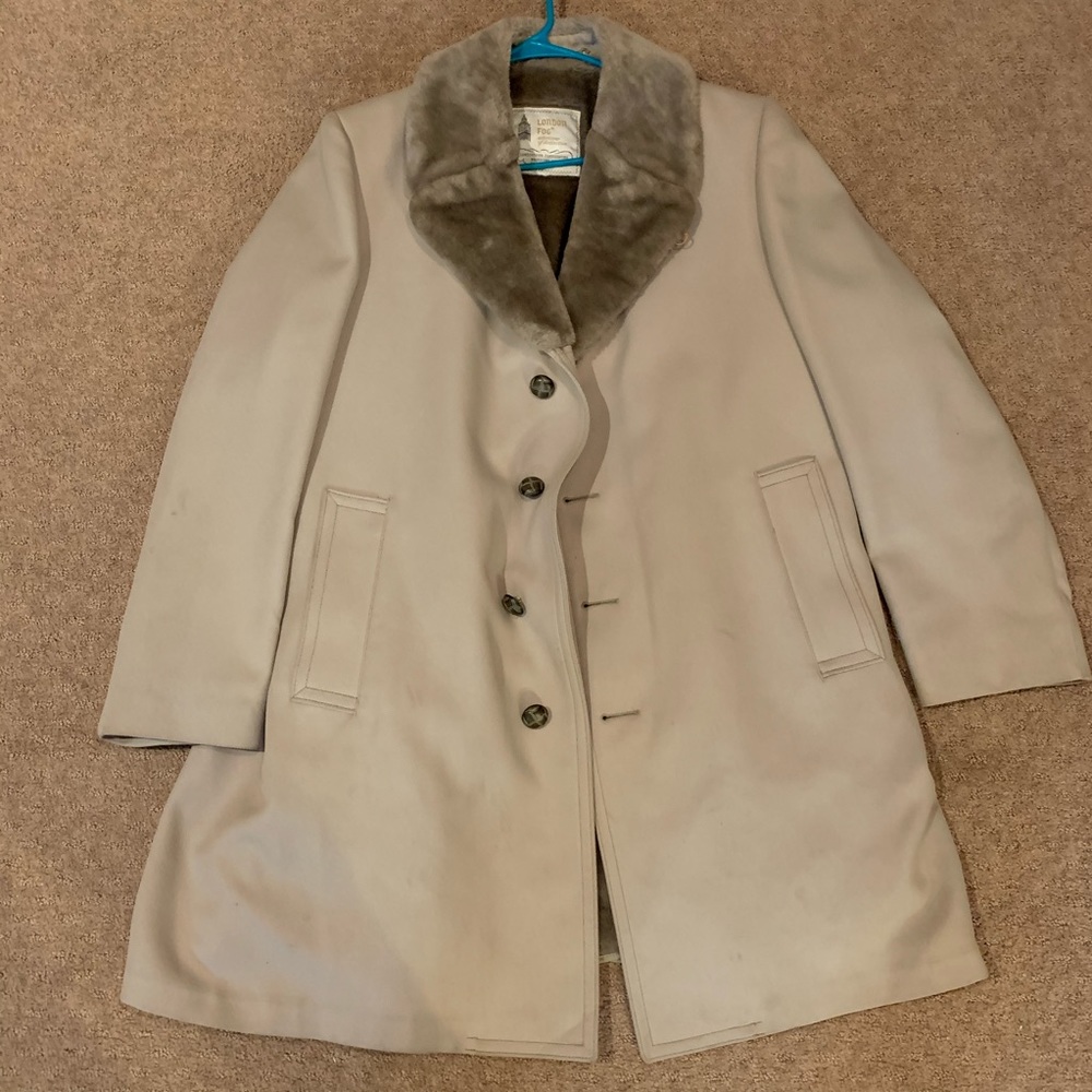 London fog vintage fur jacket
